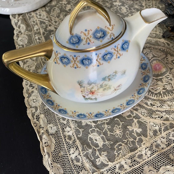 HTF Royal Rudolstadt Prussia small teapot and gray - Picture 8 of 10